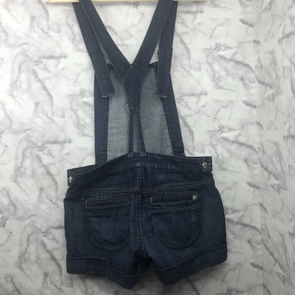 Joe’s Jeans Aimee Dark Denim Overall Shorts